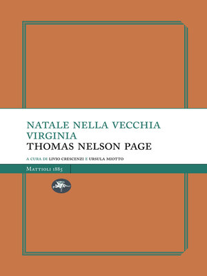 cover image of Natale nella vecchia Virginia